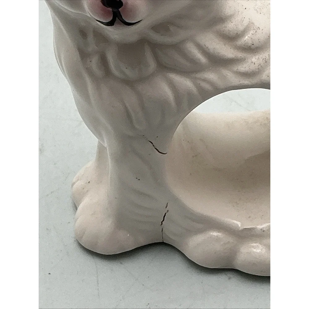 Vintage 1980s Ron Gordon Designs White Cat‎ Napkin Holders Taiwan